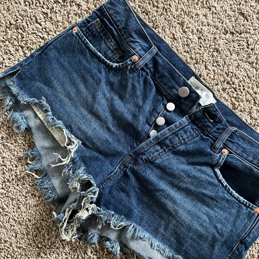 Free People Cutoff Jean Shorts